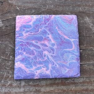 “Barbie Shroom” Handmade Coaster Set (2 coasters)